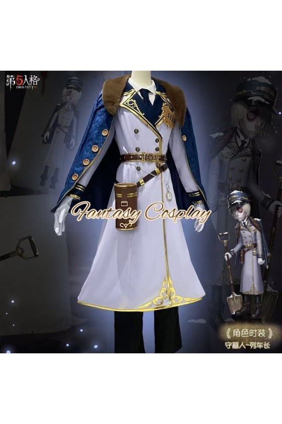 Identity V Grave Keeper Train Conductor Uniform Cosplay Costume